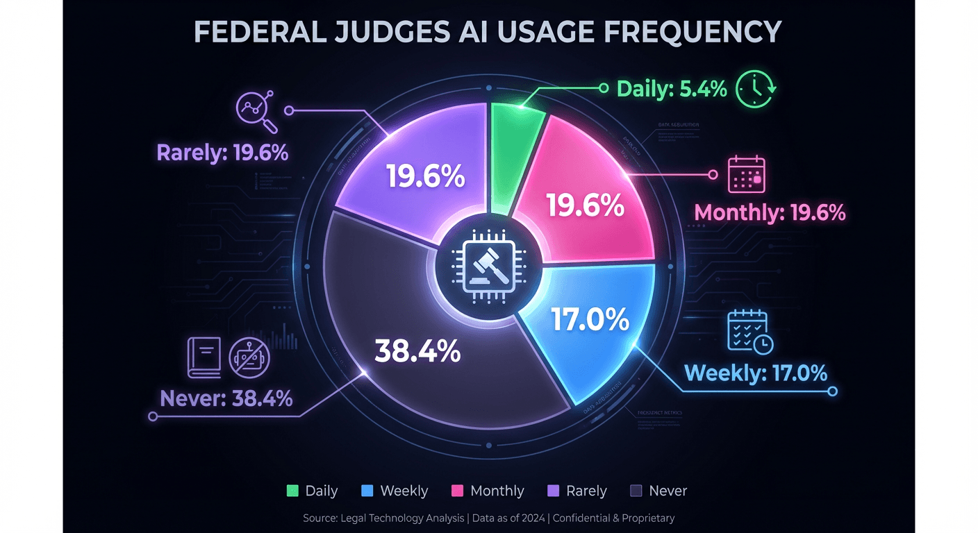 Federal judges AI adoption rates