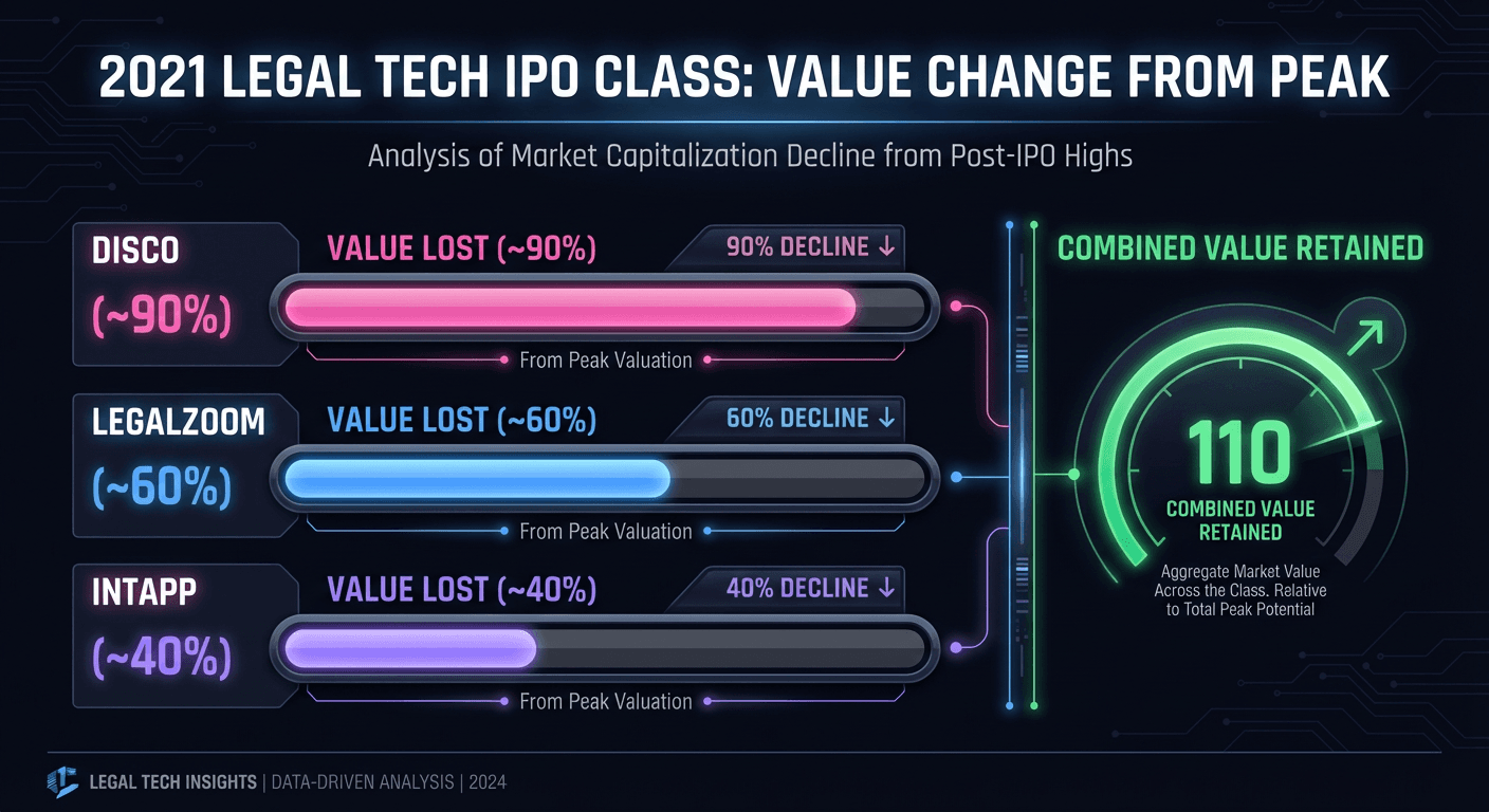 2021 Legal Tech IPO Performance